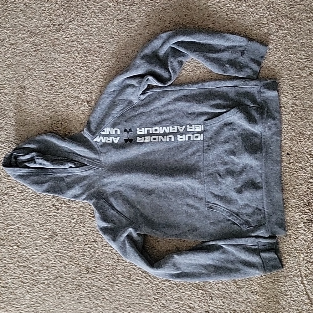 Youth Grey Under Armor Hoodie Size XL
